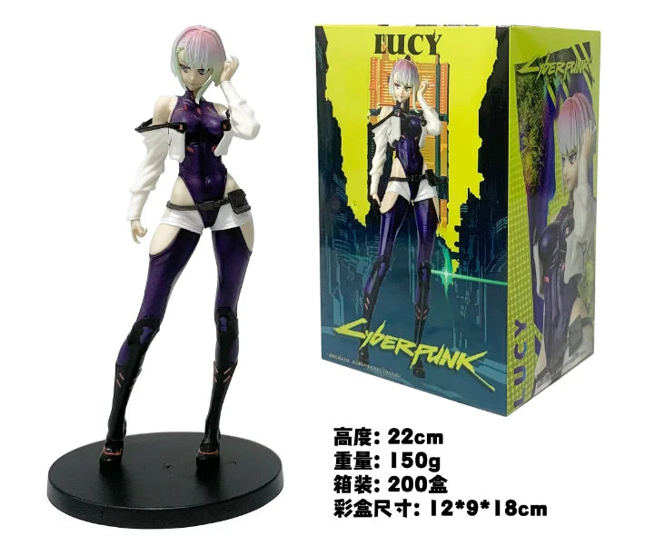 Figura Lucy Rebecca David Martinez Cyberpunk 22cm · Decoración Setup Gamer y Escri...