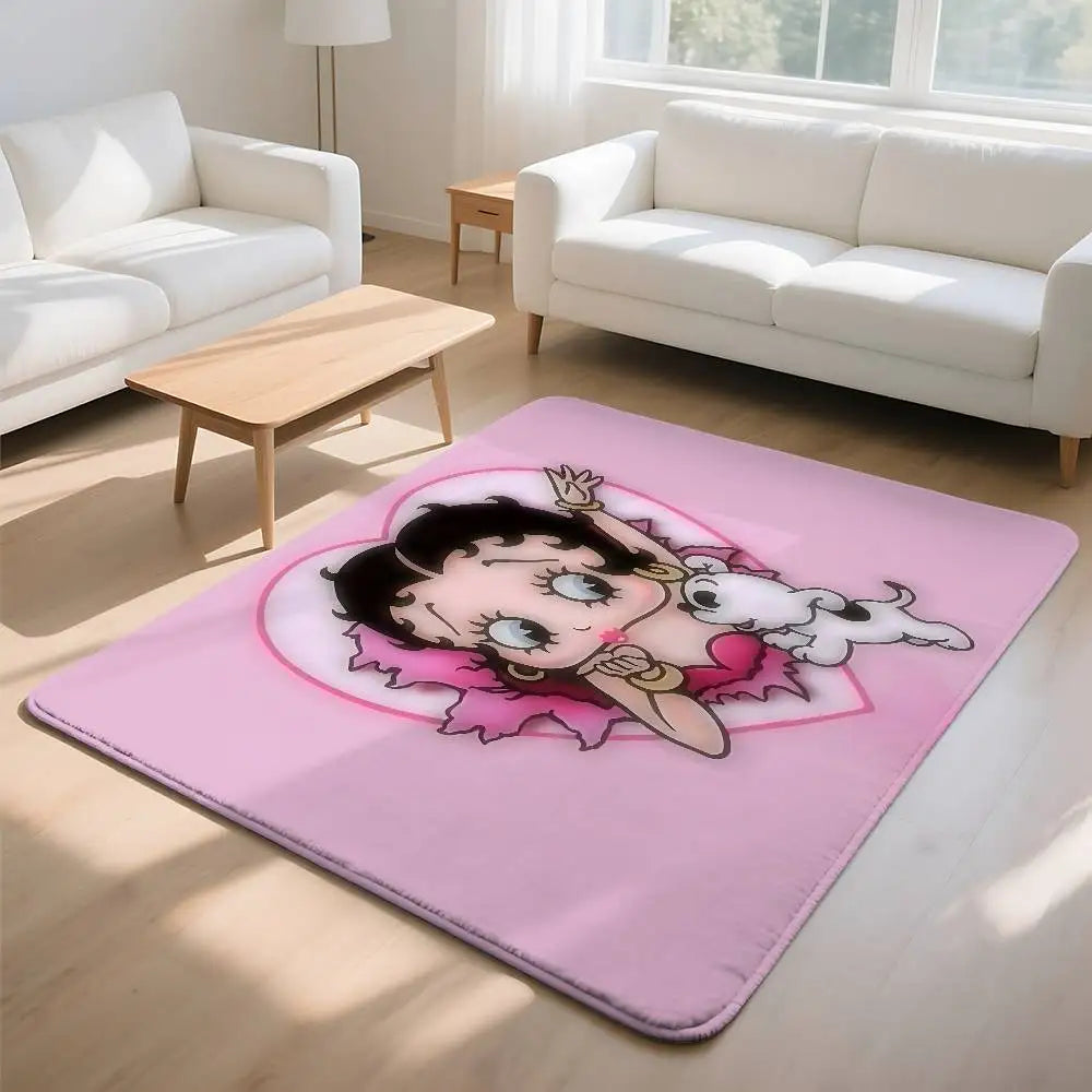 Alfombra Decorativa Sexy B-Betty--B-Boop-s Floor Mat · Decoración Setup Gamer y Es...