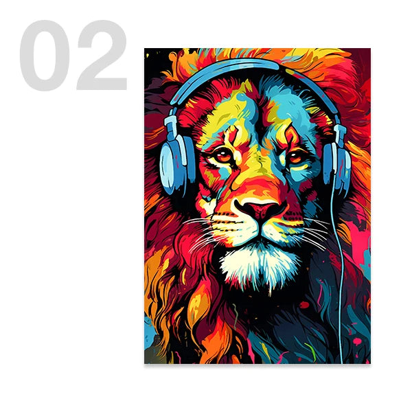 Auriculares Cool Posters Animal · Sonido Gaming
