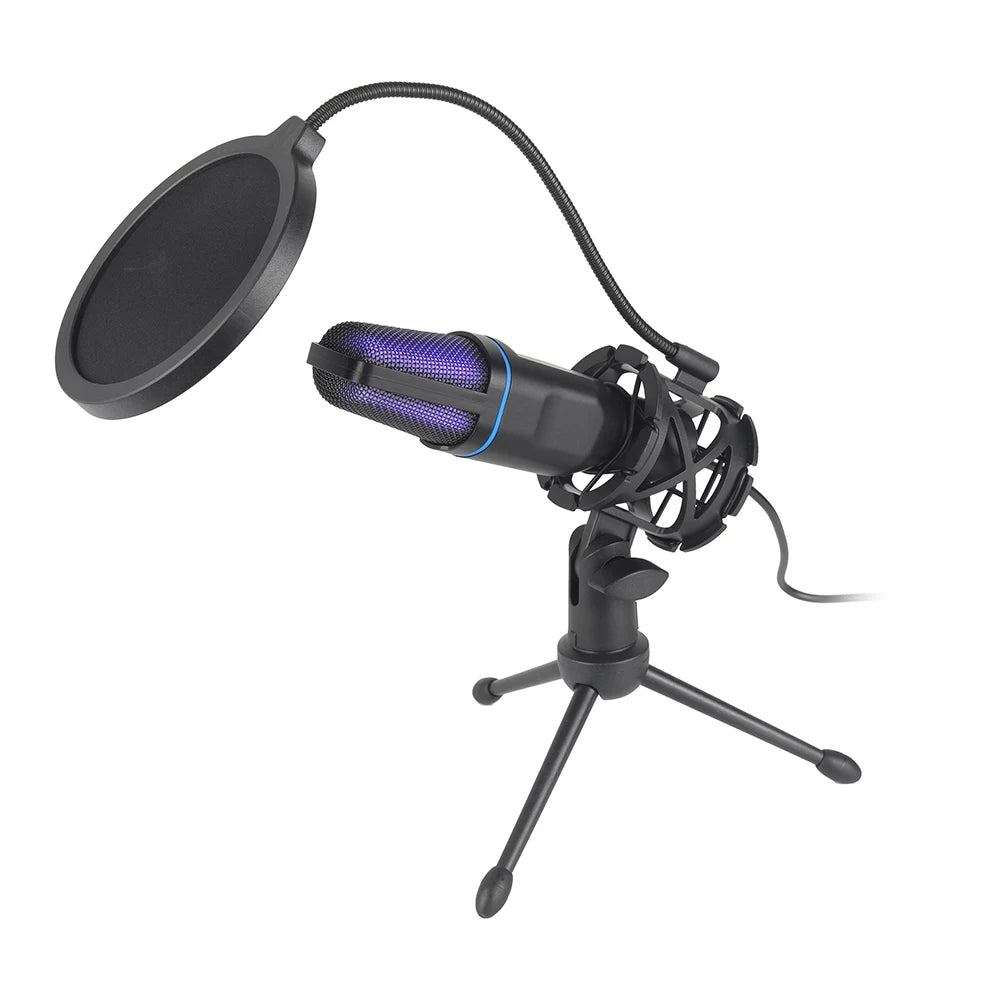 Micrófono USB RGB para gaming