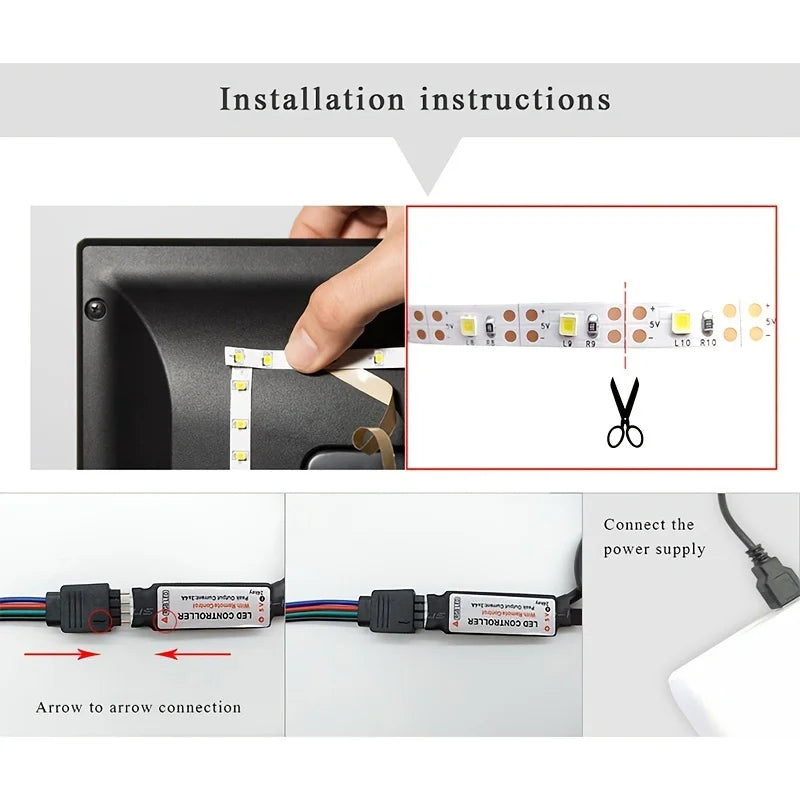 Iluminación LED 5M Plug Keys · Iluminación Setup Gaming
