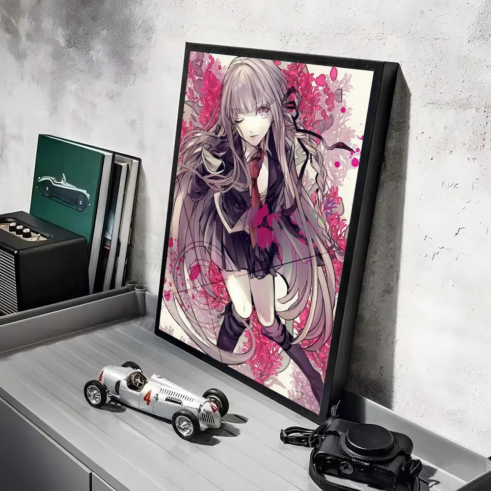 Poster Game D_DanganRonpaS Stickers Mural · Decoración Setup Gamer y Escritorio