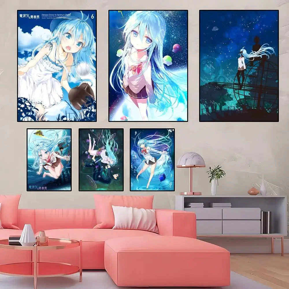 Poster Denpa Onna To Seishun · Decoración Setup Gamer y Escritorio
