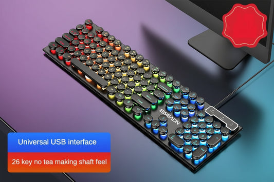 Teclado Gaming RGB DUTRIEUX 104 Teclas – Sensación Mecánica