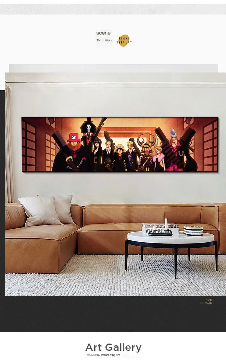 Poster One Family Photo Hanging One Piece · Decoración Setup Gamer y Escritorio