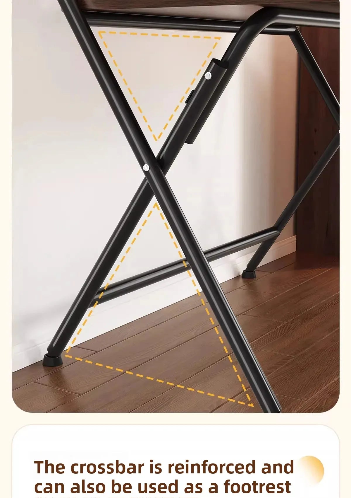 Escritorio Plegable de Doble Capa - Mesa de Estudio Compacta para Espacios Pequeños