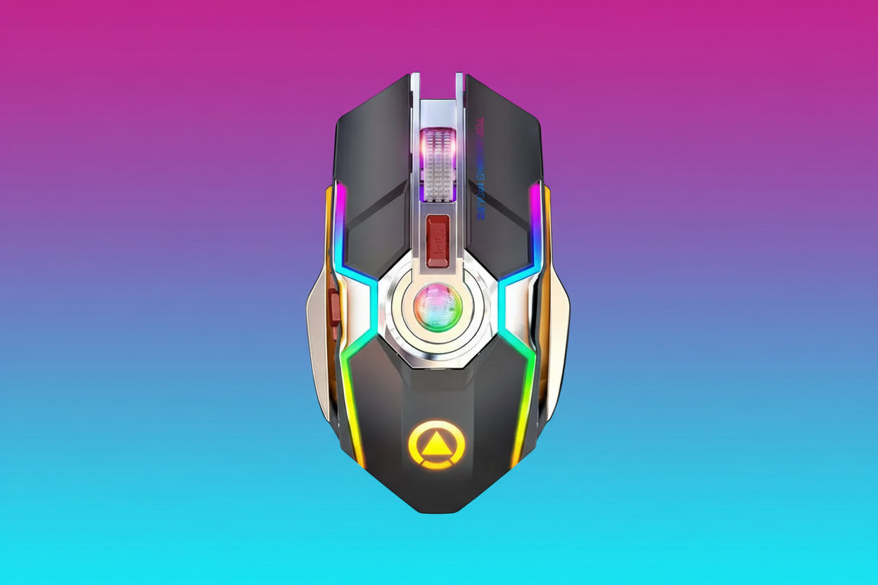 Ratón Gaming Inalámbrico FTBTOC RGB Recargable
