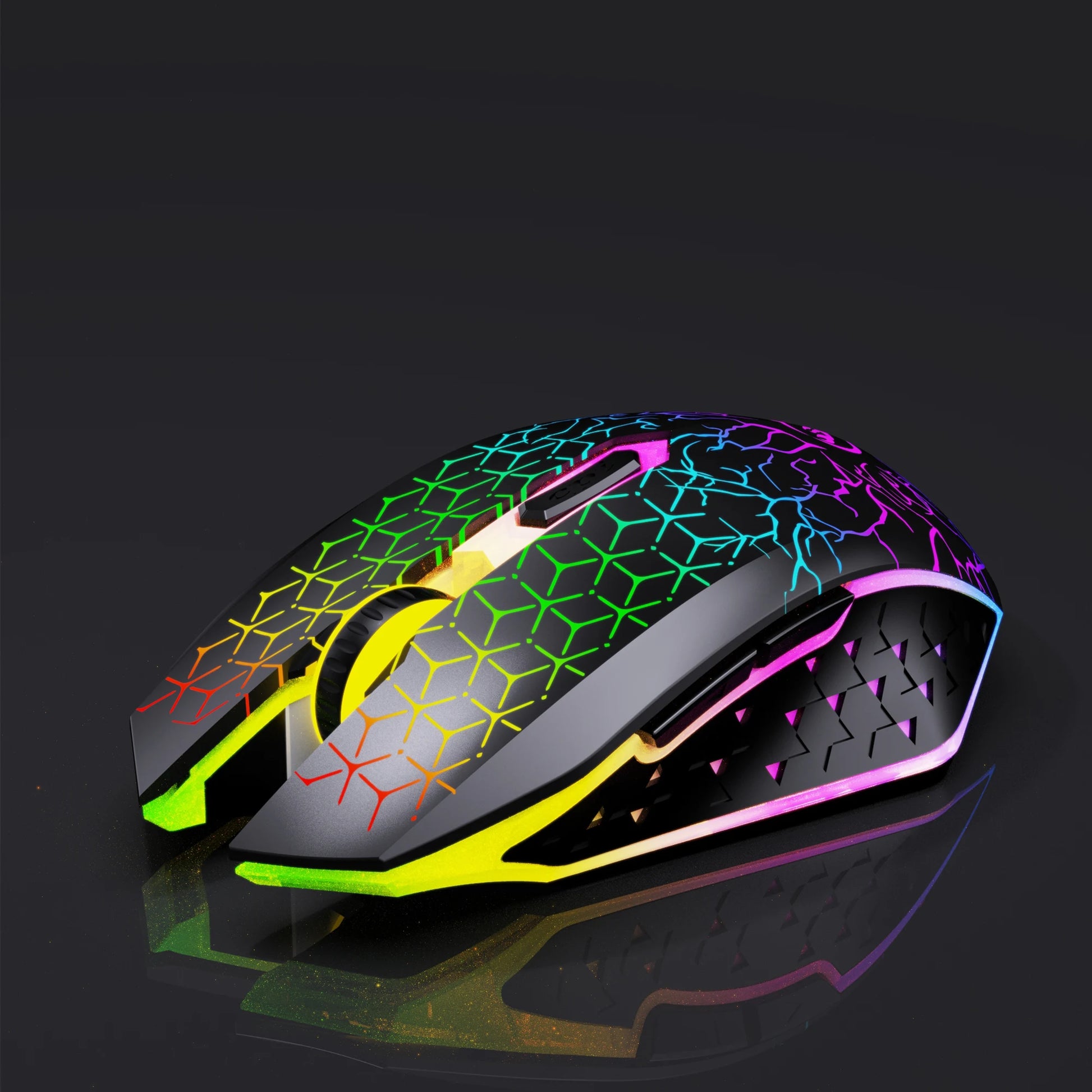 Ratón Inalámbrico Dual Mode HXSJ T34 RGB