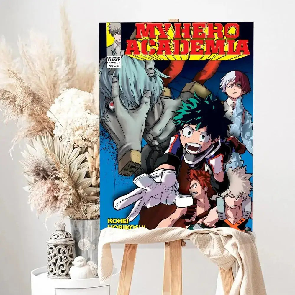 Poster HighQuality Canvas Gift My Hero Academia · Decoración Setup Gamer y Escritorio