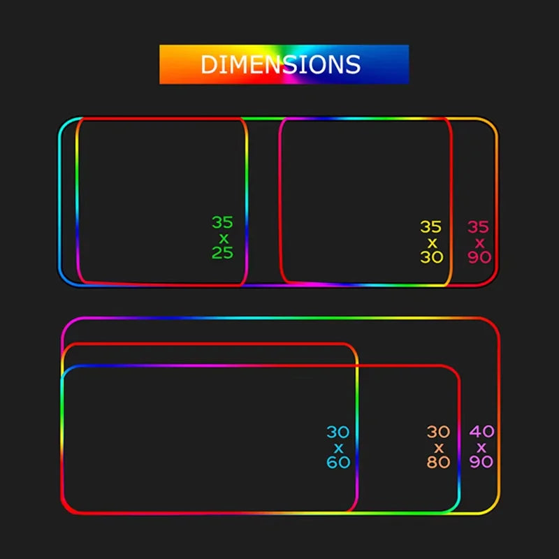 Alfombrilla Gaming RGB XXL - Diseño Gamepad con Retroiluminación LED