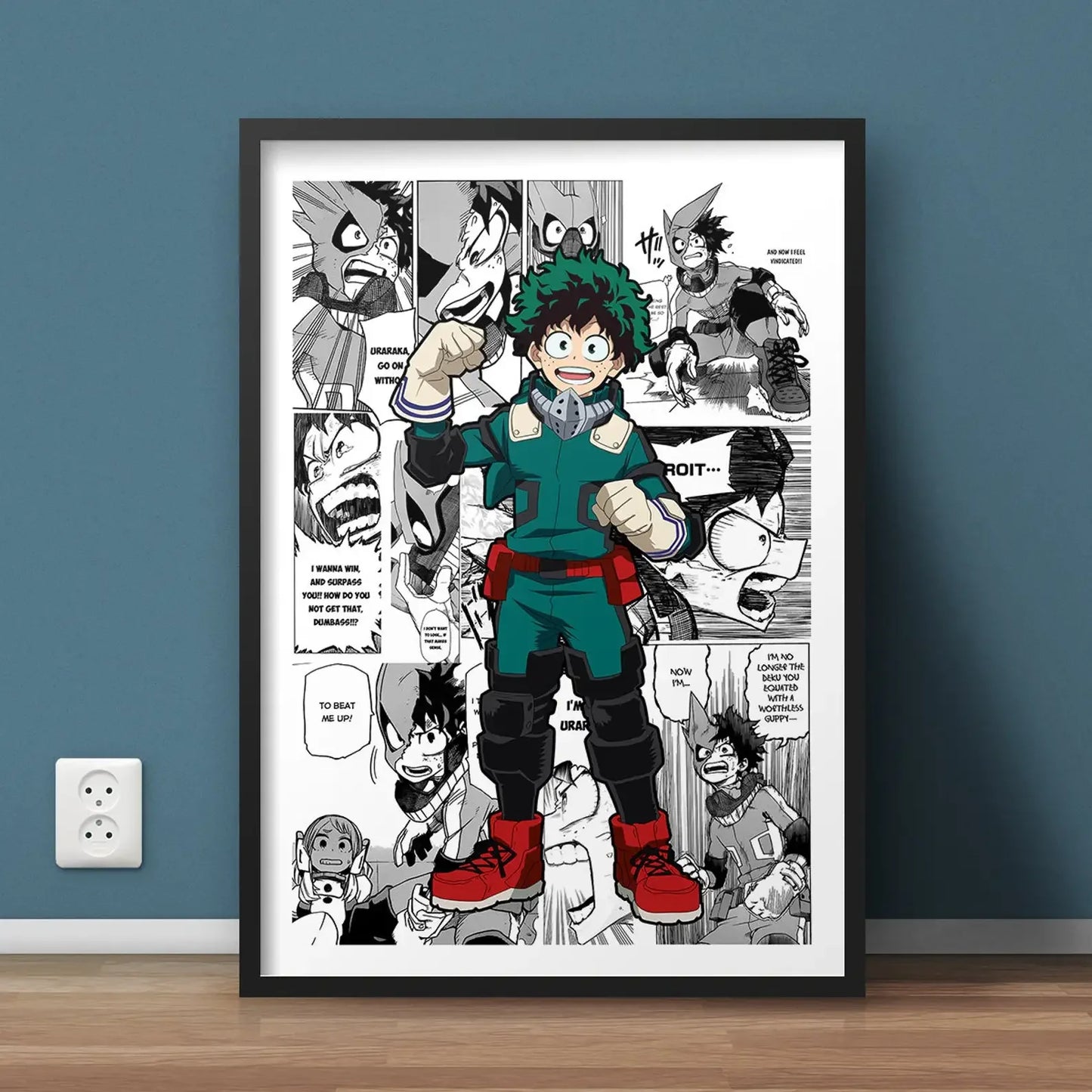 Poster Japan Posters Manga Canvas My Hero Academia · Decoración Setup Gamer y Escr...