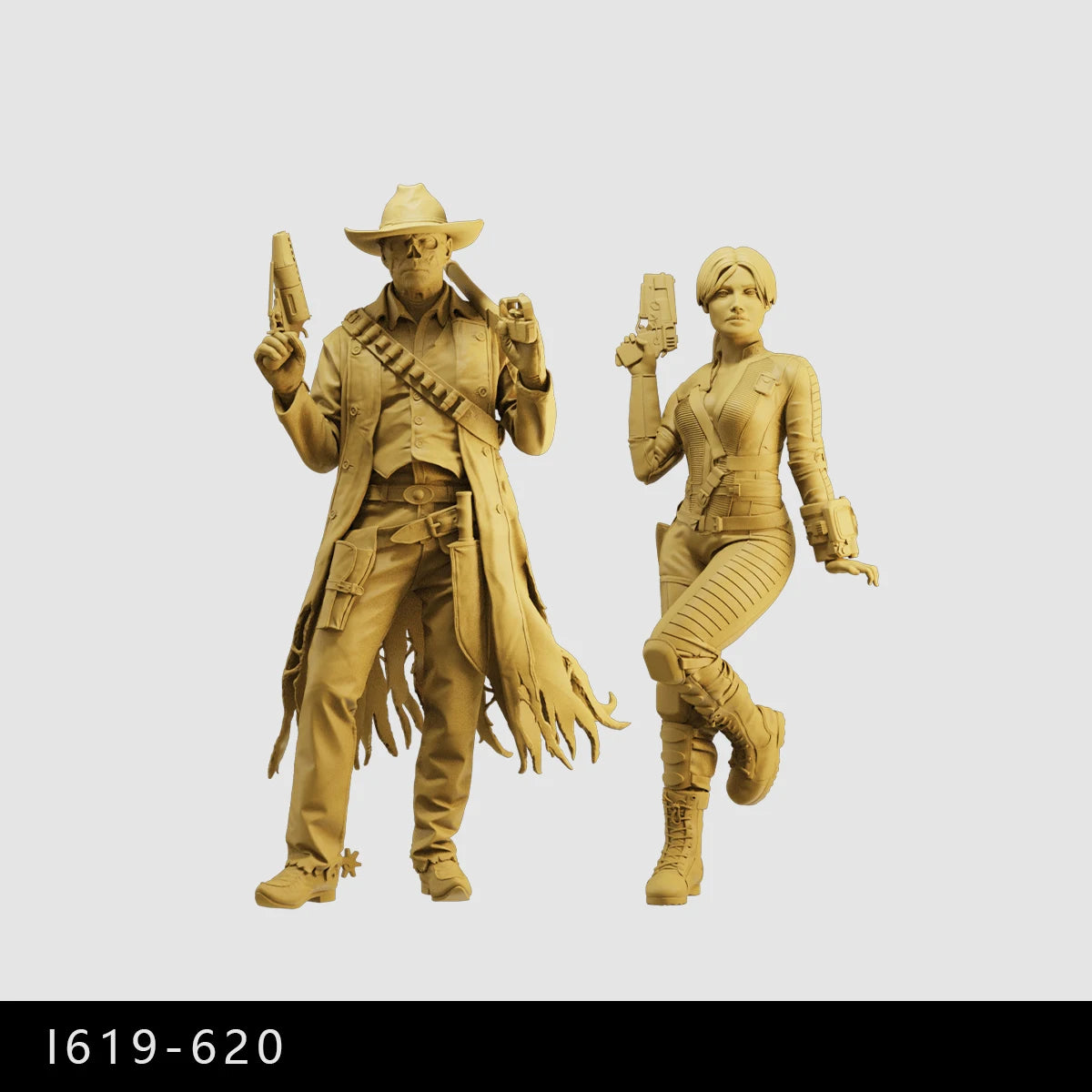 Miniaturas Resina 3D Personajes Gaming - Figuras Escala 1/64 1/43 para Dioramas y Setup