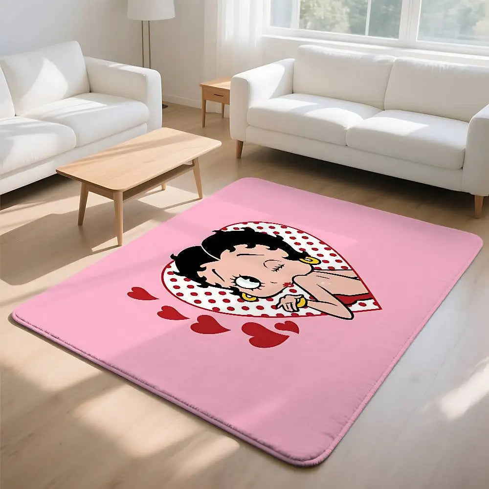 Alfombra Decorativa Sexy B-Betty--B-Boop-s Floor Mat · Decoración Setup Gamer y Es...