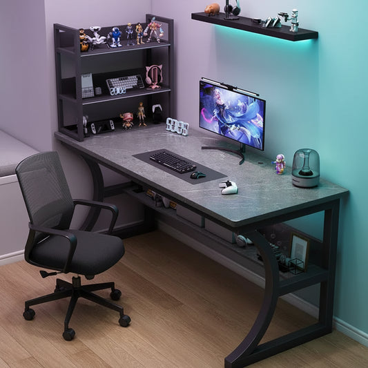 Escritorio Gaming Ergonómico con Gestión de Cables