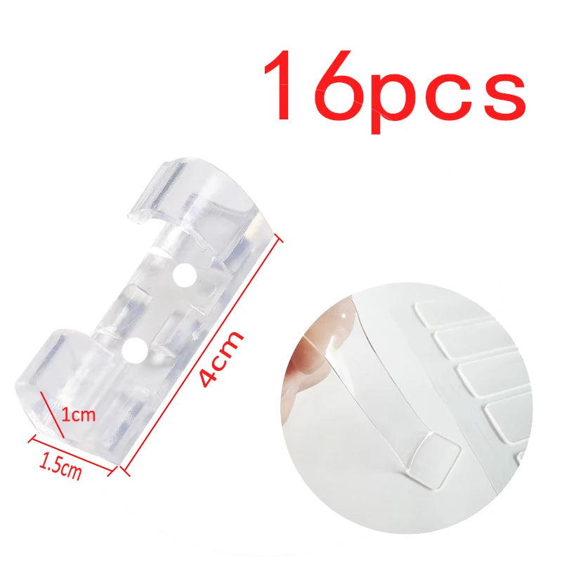 Organizador de Cables con Clips Adhesivos