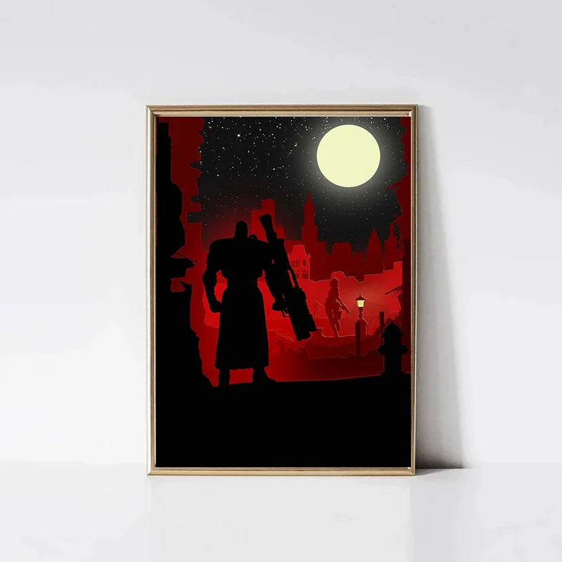 Poster Minimalist Video Game and · Decoración Setup Gamer y Escritorio