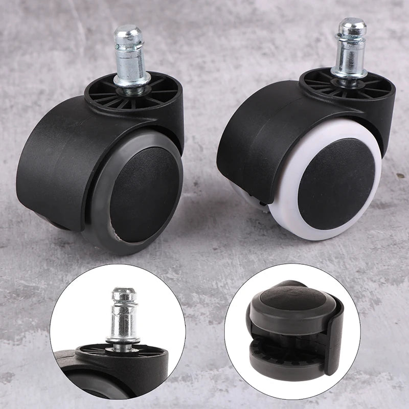 Pack 5 Ruedas de Repuesto para Silla Gaming · 50mm Universal Antirruido