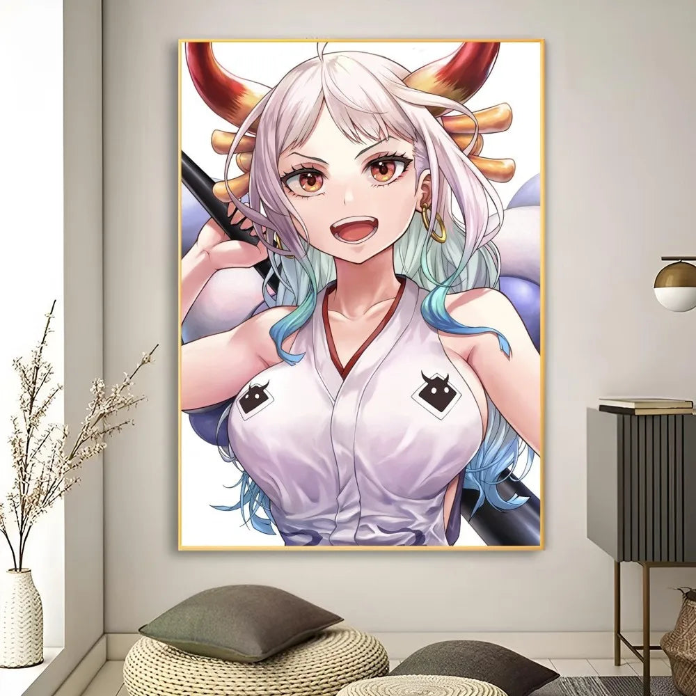 Poster Yamato onepiece Art Print · Decoración Setup Gamer y Escritorio