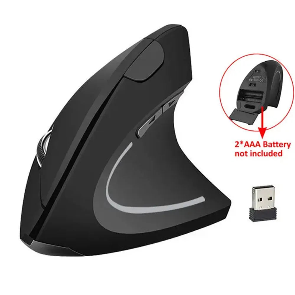 Ratón Vertical Inalámbrico 2.4 GHz Ergonomico