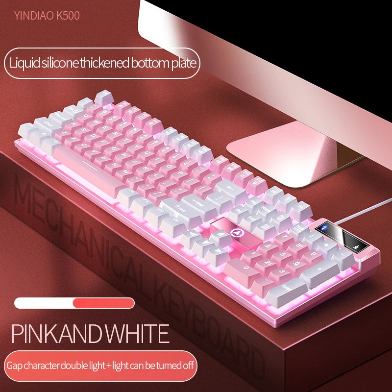 WHXMSH RGB Strike 104 – Teclado Gamer Competitivo