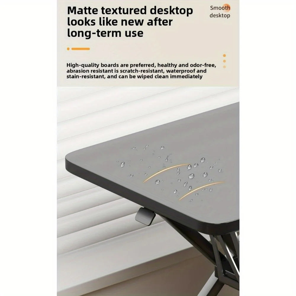Escritorio de Pie Ajustable - Standing Desk Doble Capa para Trabajar Sentado o de Pie