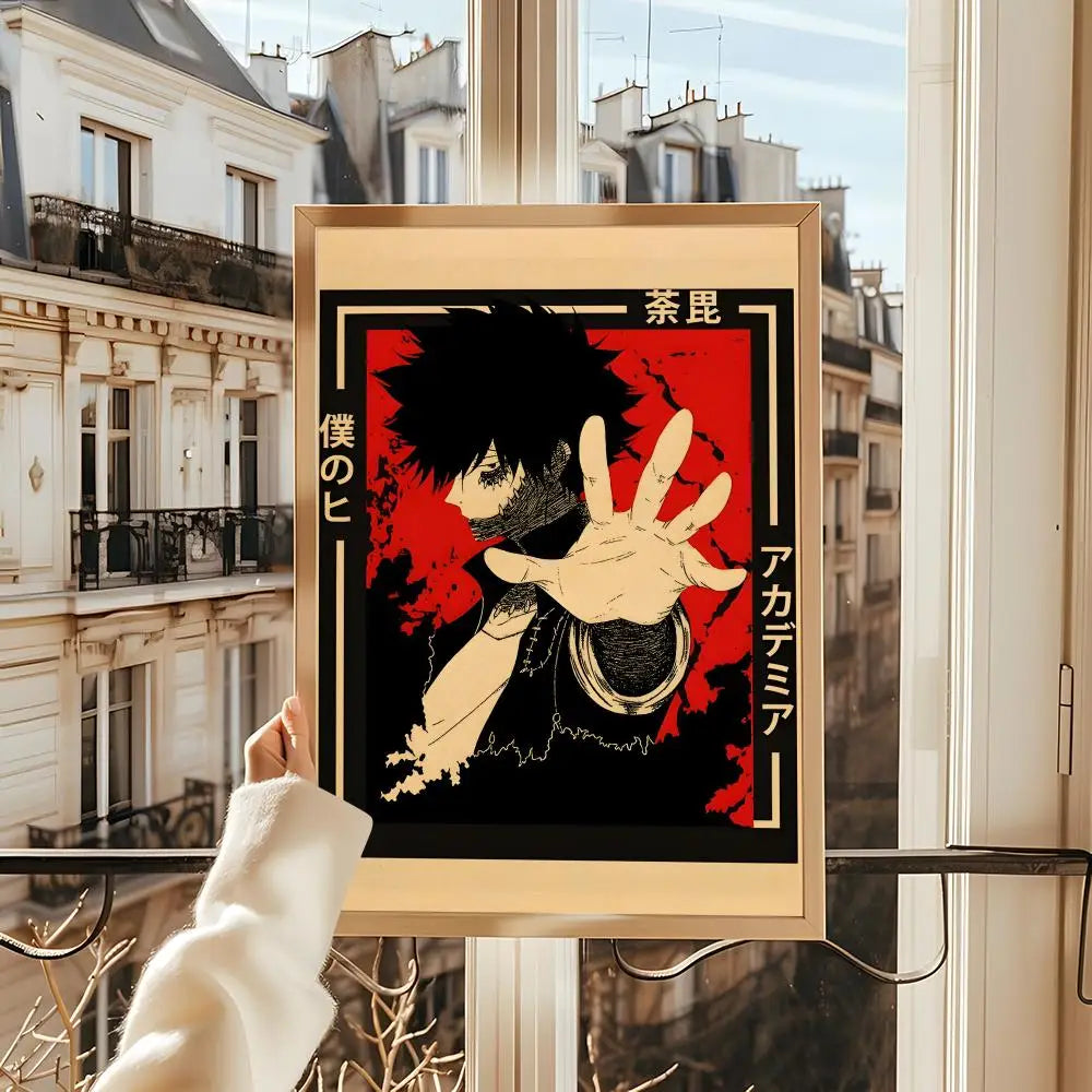 Poster My Hero Academia Room · Decoración Setup Gamer y Escritorio