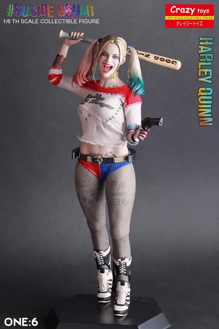 Figura Harley Quinn 1/6 th 28.5cm · Decoración Setup Gamer y Escritorio