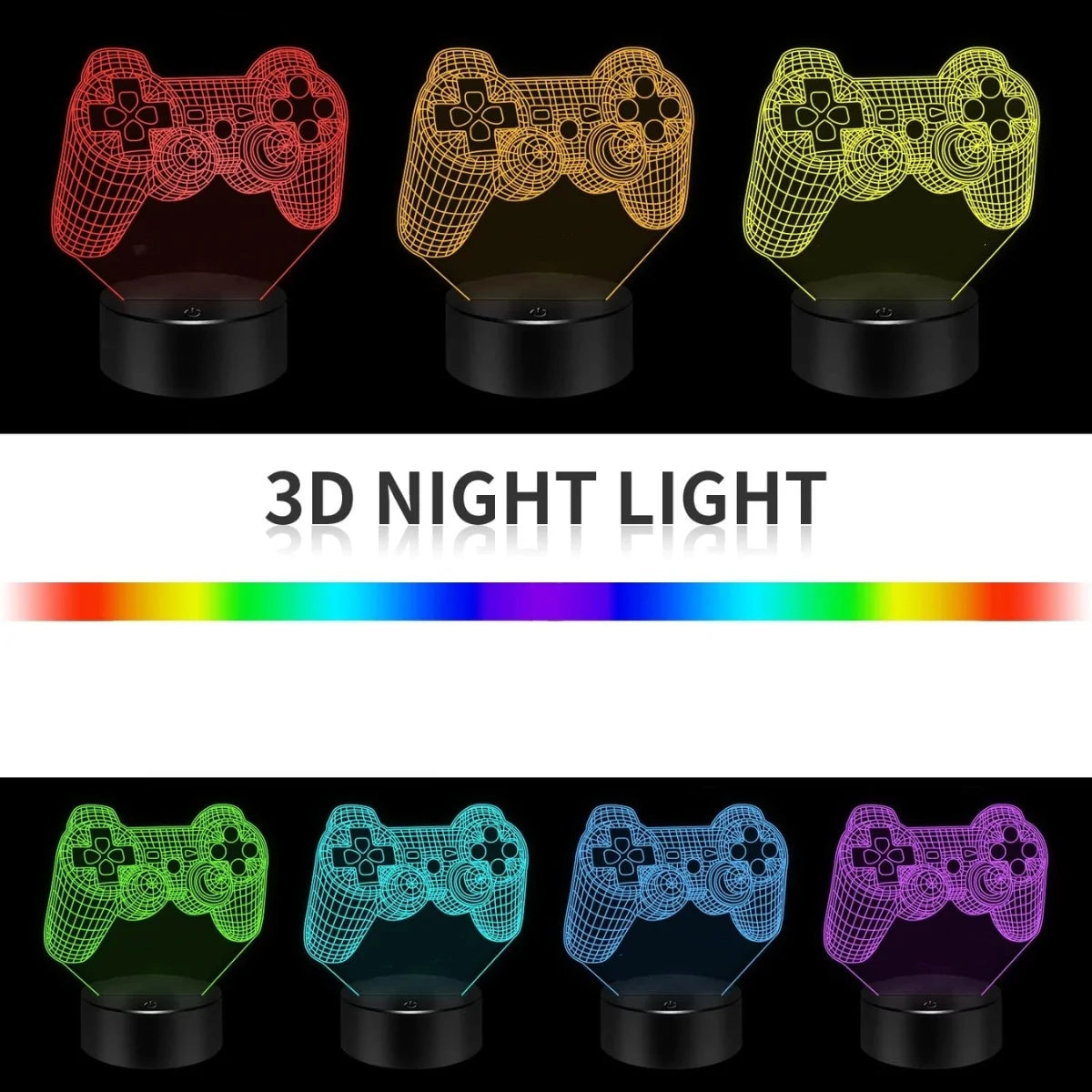 Lámpara LED modern game controller · Iluminación Setup Gaming