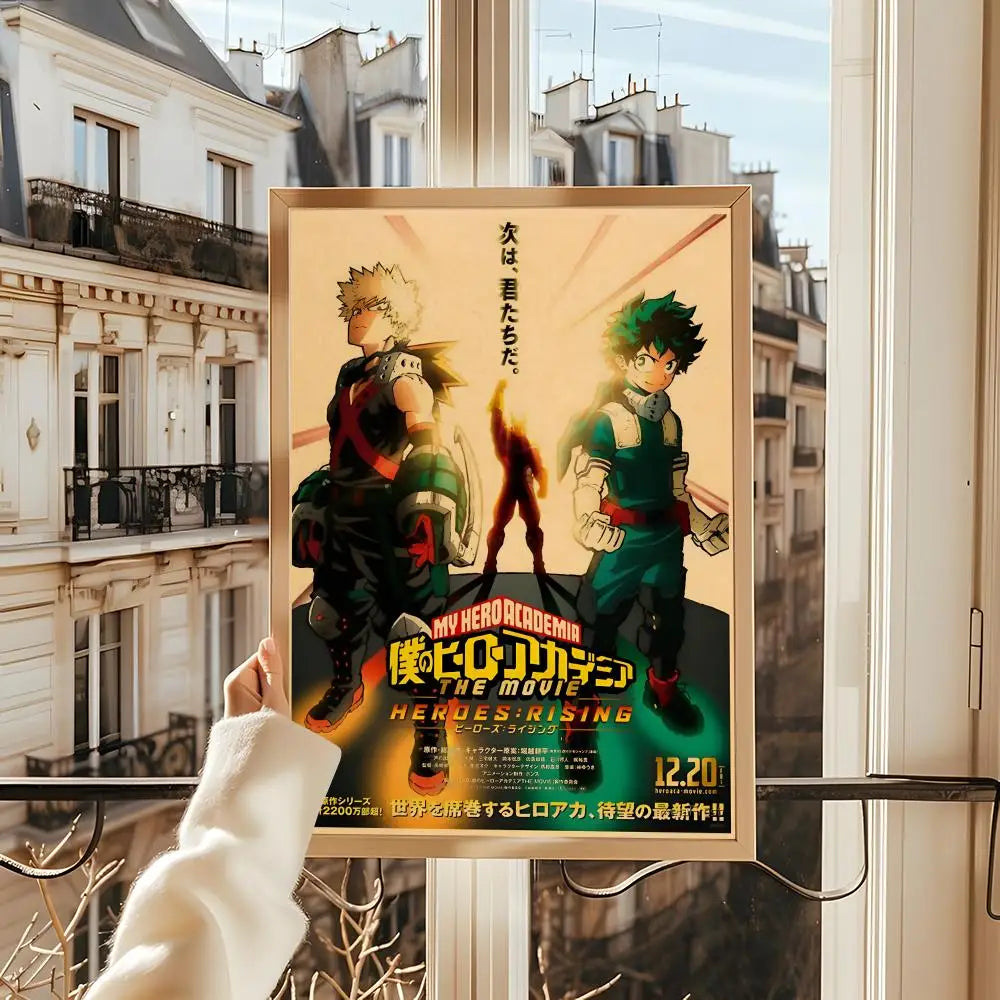 Poster My Hero Academia Room · Decoración Setup Gamer y Escritorio