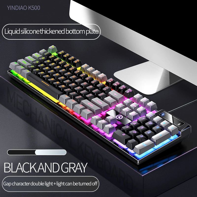 WHXMSH RGB Strike 104 – Teclado Gamer Competitivo