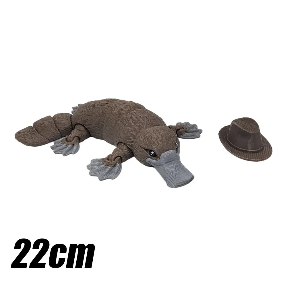 Figura Articulated Platypus Printed Multi-Joint · Decoración Setup Gamer y Escritorio