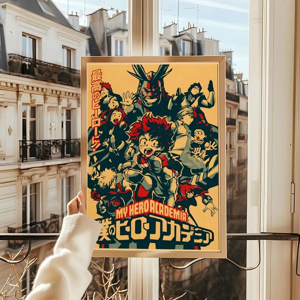 Poster My Hero Academia Room · Decoración Setup Gamer y Escritorio