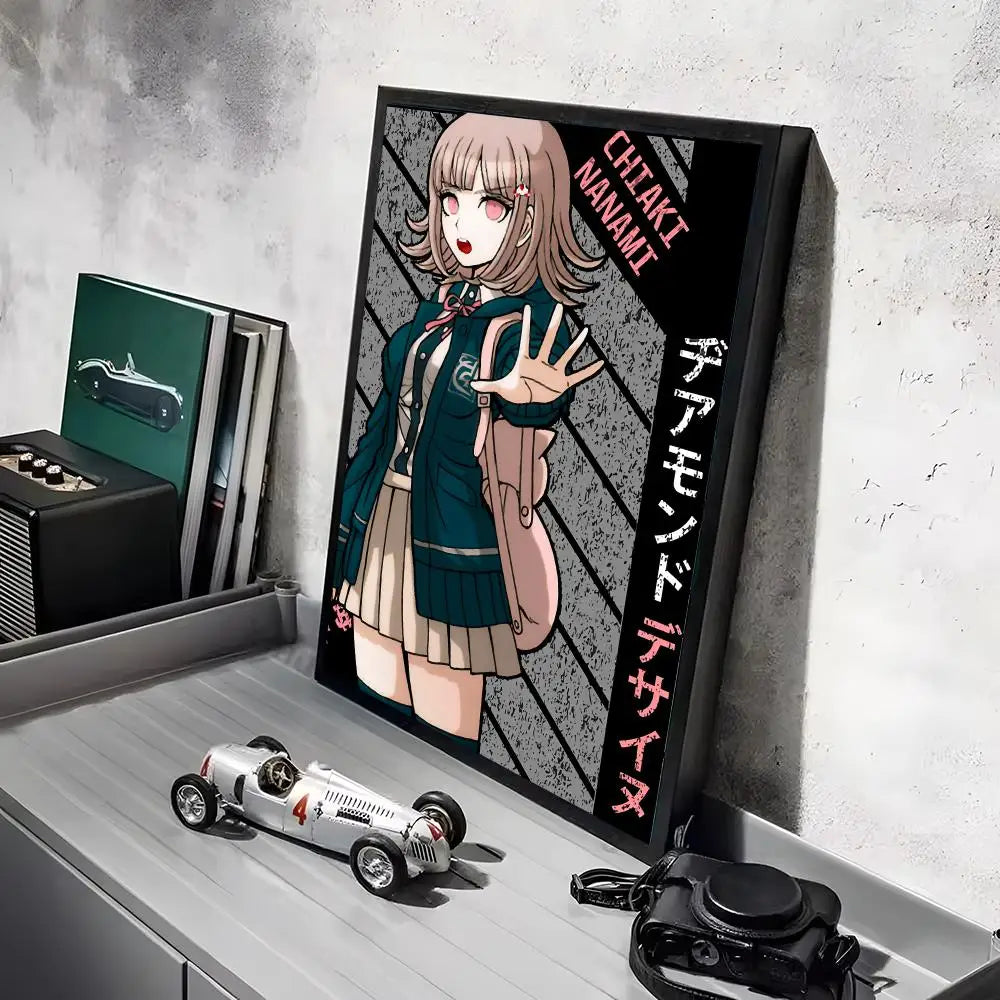 Poster Game D_DanganRonpaS Stickers Mural · Decoración Setup Gamer y Escritorio