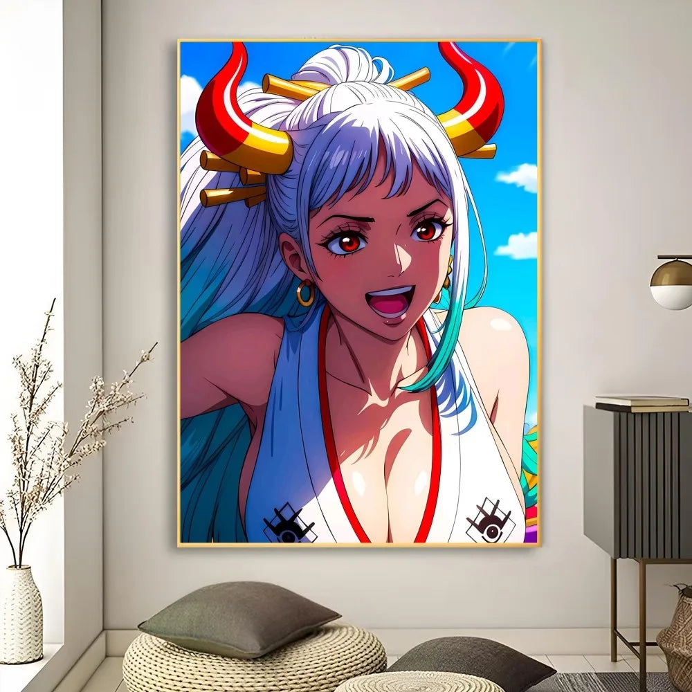 Poster Yamato onepiece Art Print · Decoración Setup Gamer y Escritorio