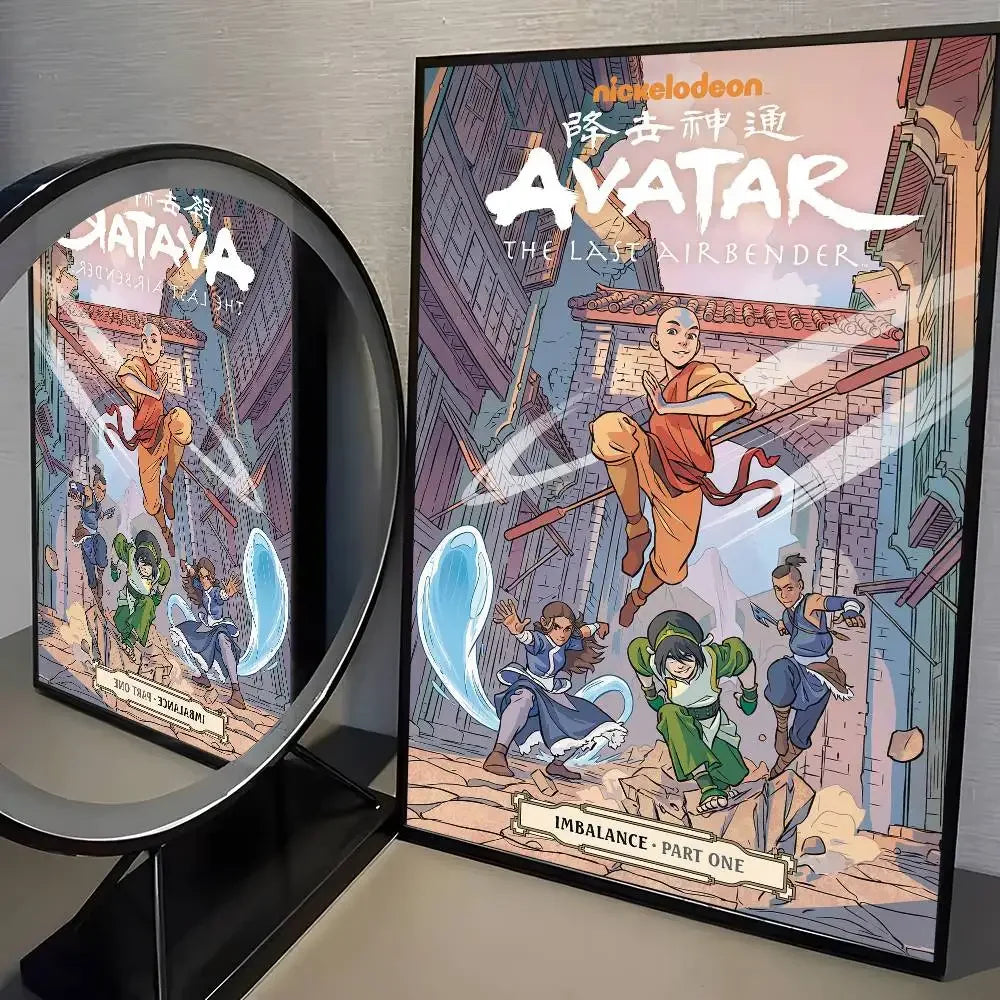 Poster Avatar The Last Airbender · Decoración Setup Gamer y Escritorio
