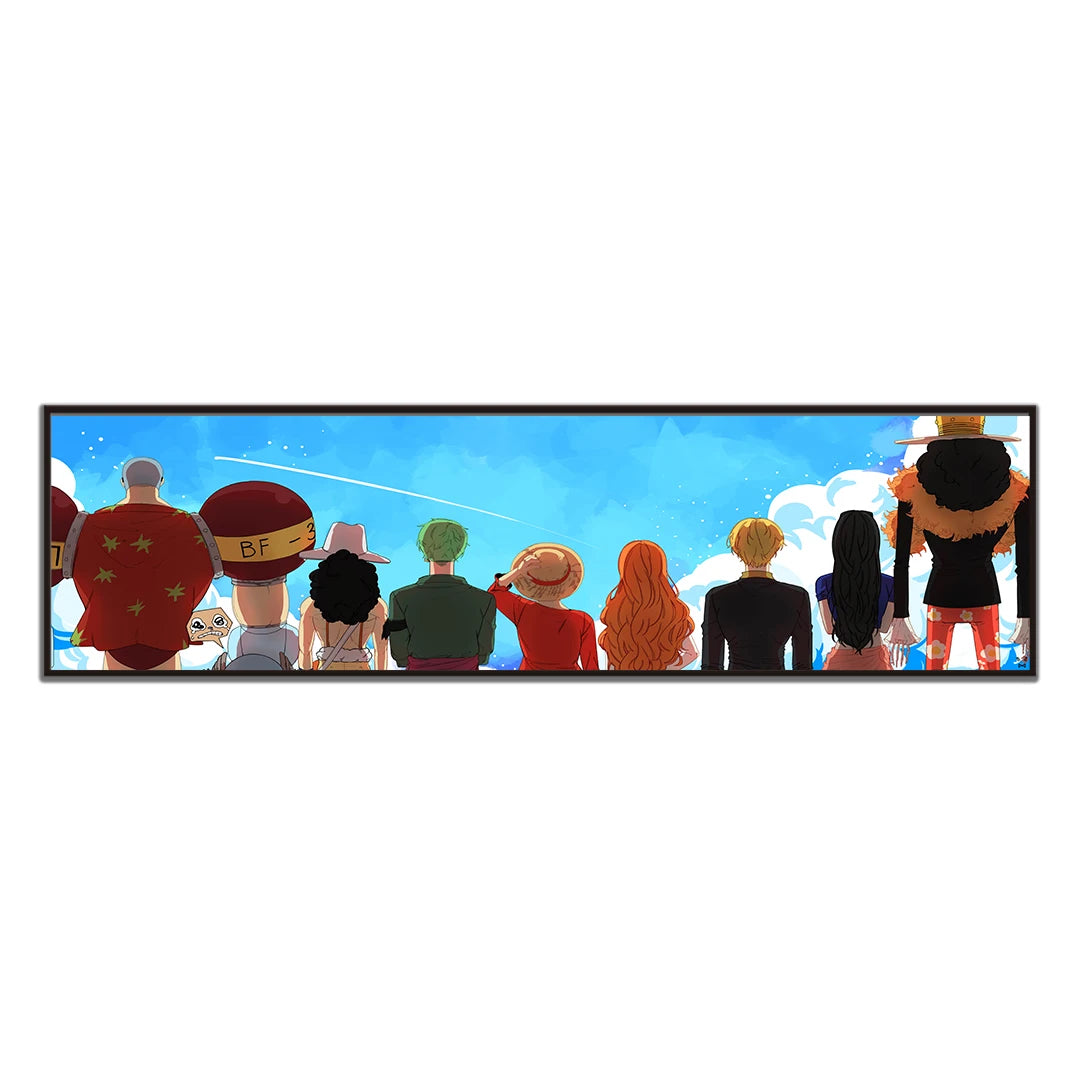 Poster One Family Photo Hanging One Piece · Decoración Setup Gamer y Escritorio
