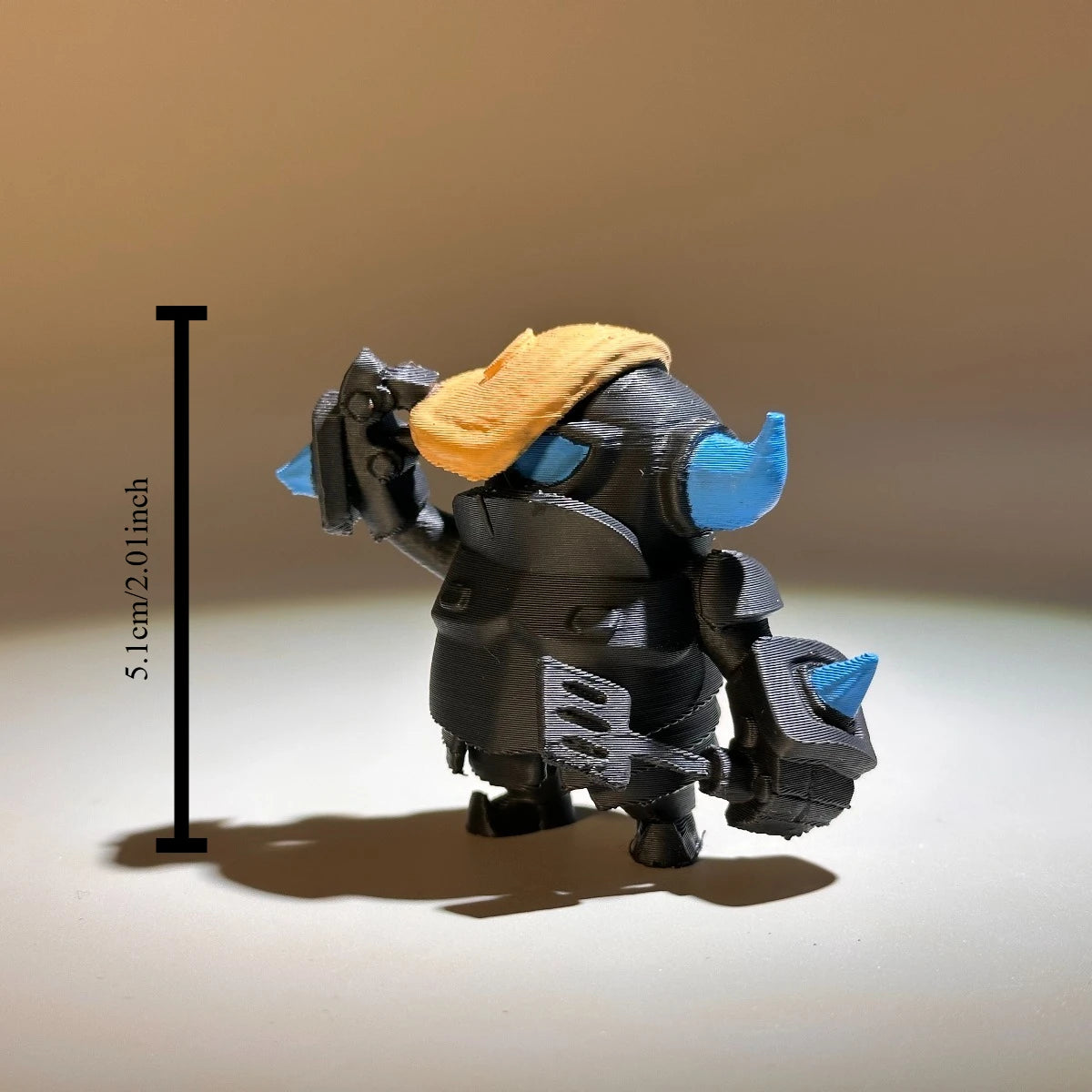 Figura Hand-Painted P.E.K.K.A. Fan-Made Printed Clash Royale · Decoración Setup Ga...