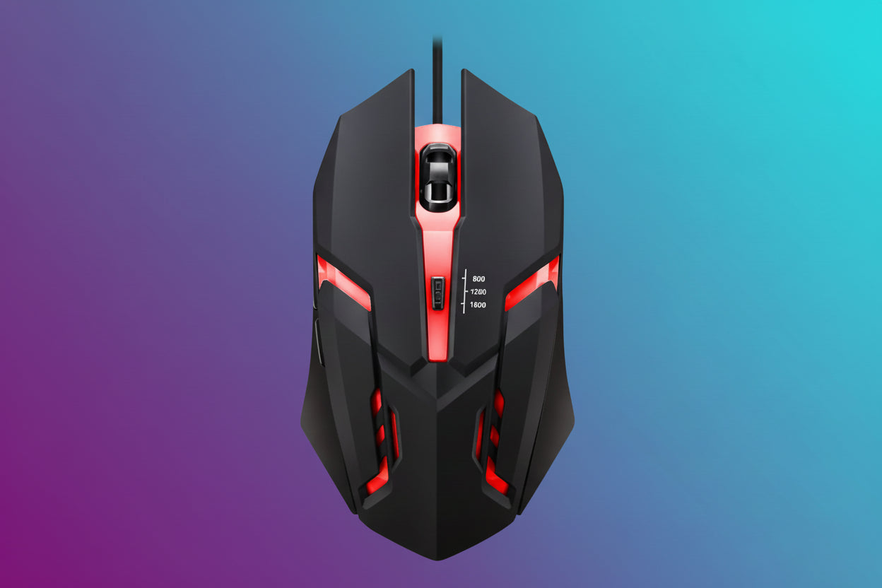 Ratón Gaming con Cable RGB SMAILWOLF