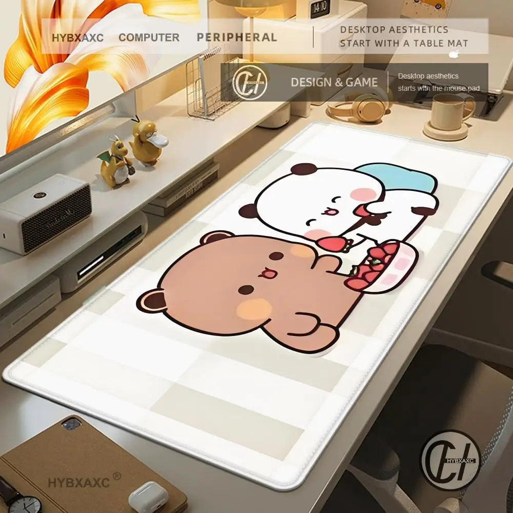 Alfombrilla Gaming XXL BuBu DuDu Kawaii - Mouse Pad Grande HD para Escritorio