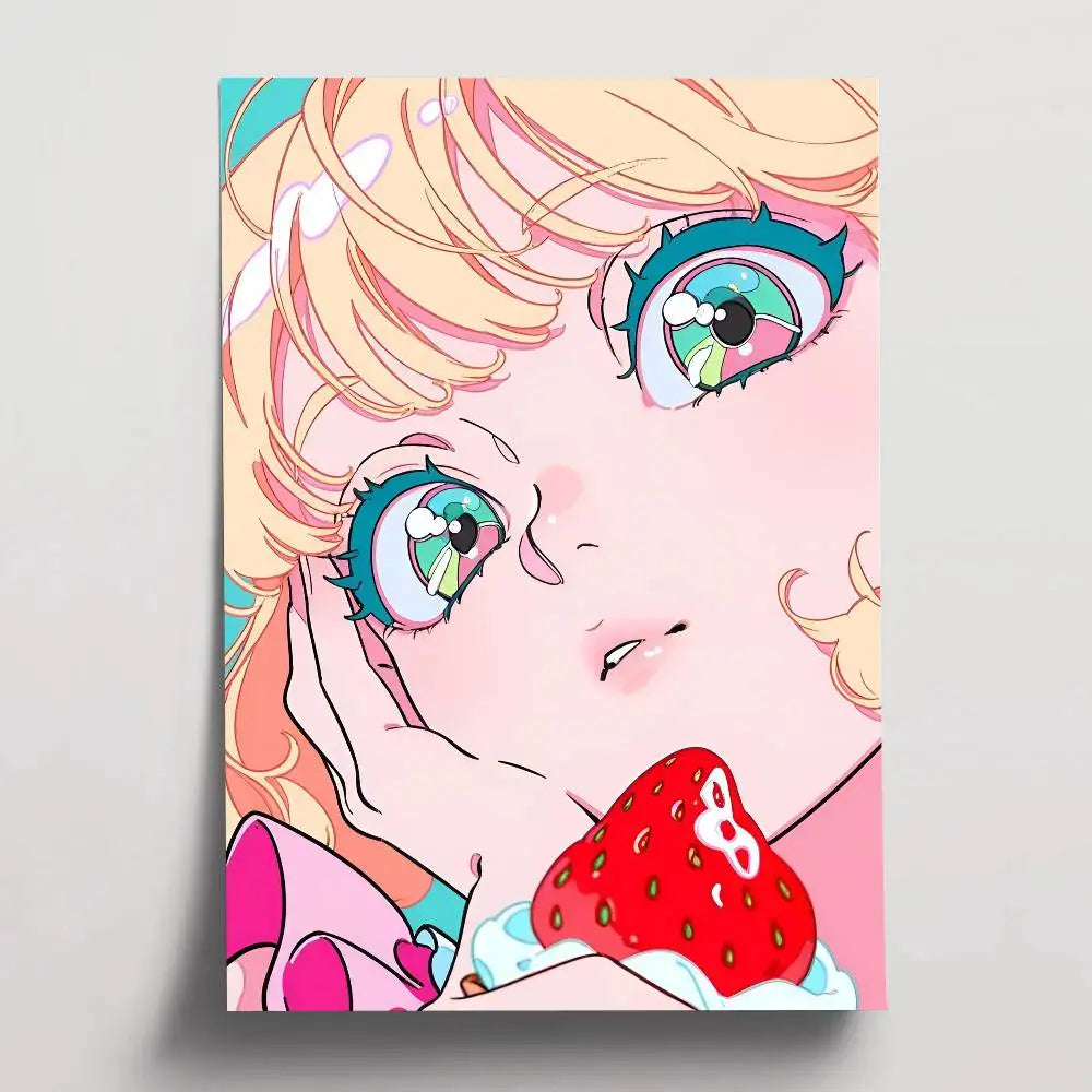 Poster Girl Posters Paintings Study · Decoración Setup Gamer y Escritorio