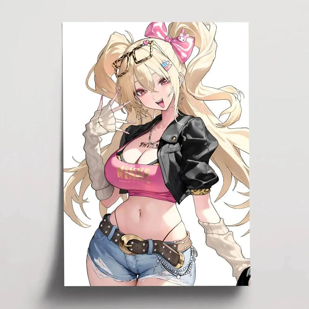 Poster Girl Posters Paintings Study · Decoración Setup Gamer y Escritorio