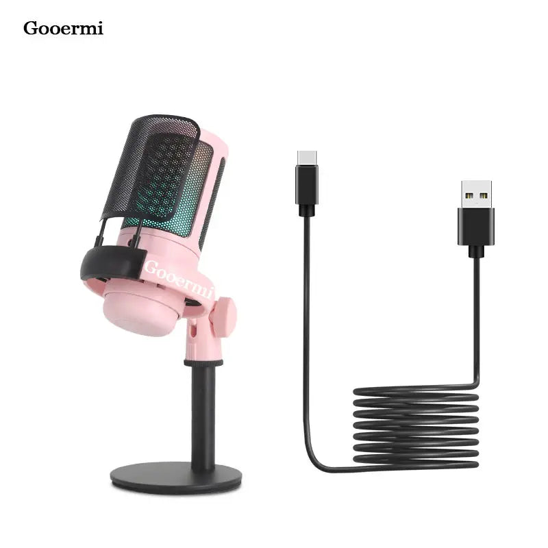 Micrófono profesional USB para setup gamer