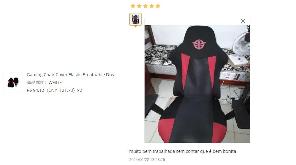 Silla Gaming Reclinable Negra y Azul · Setup Gamer Económico con Reposabrazos