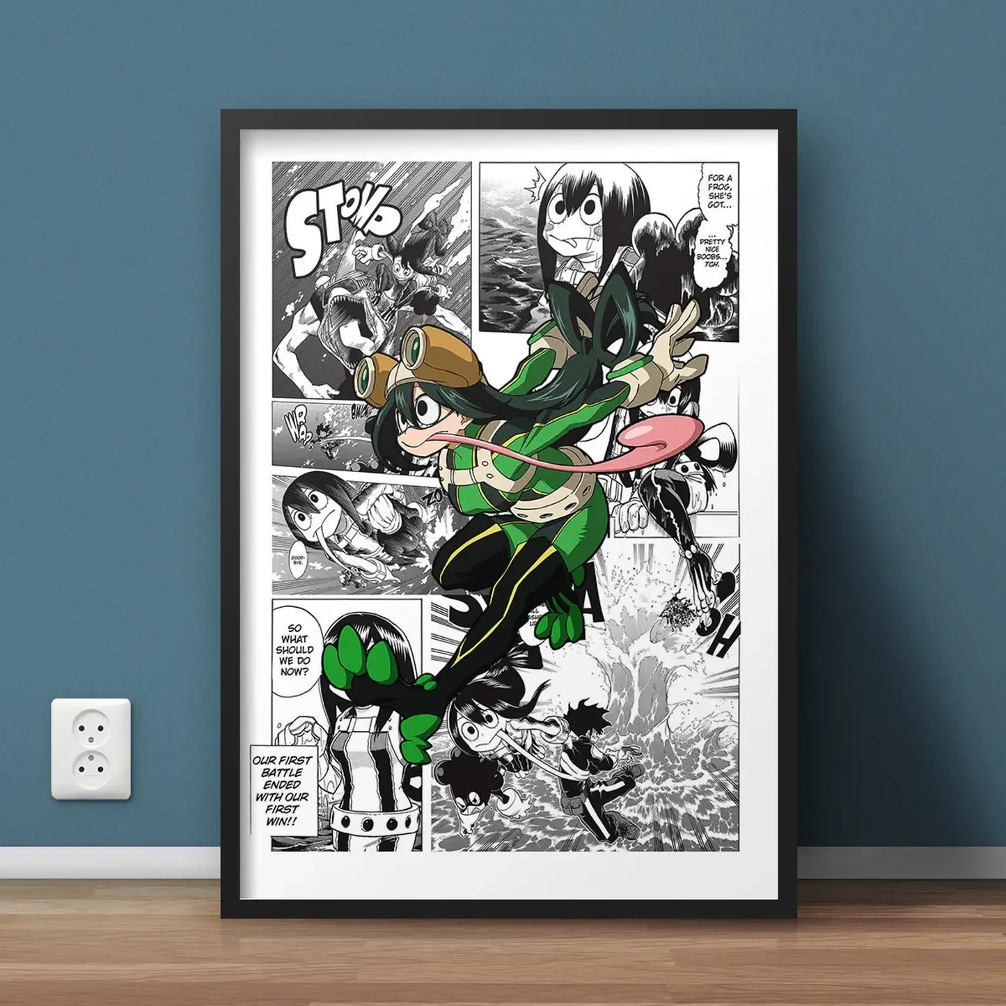Poster Japan Posters Manga Canvas My Hero Academia · Decoración Setup Gamer y Escr...