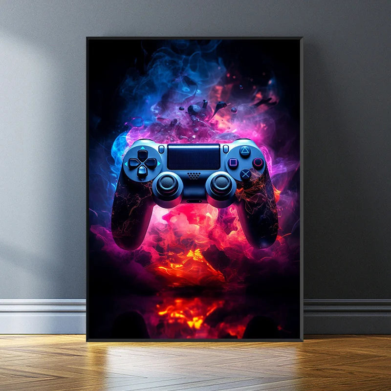 Neón LED Game Art Pictures · Iluminación Setup Gaming