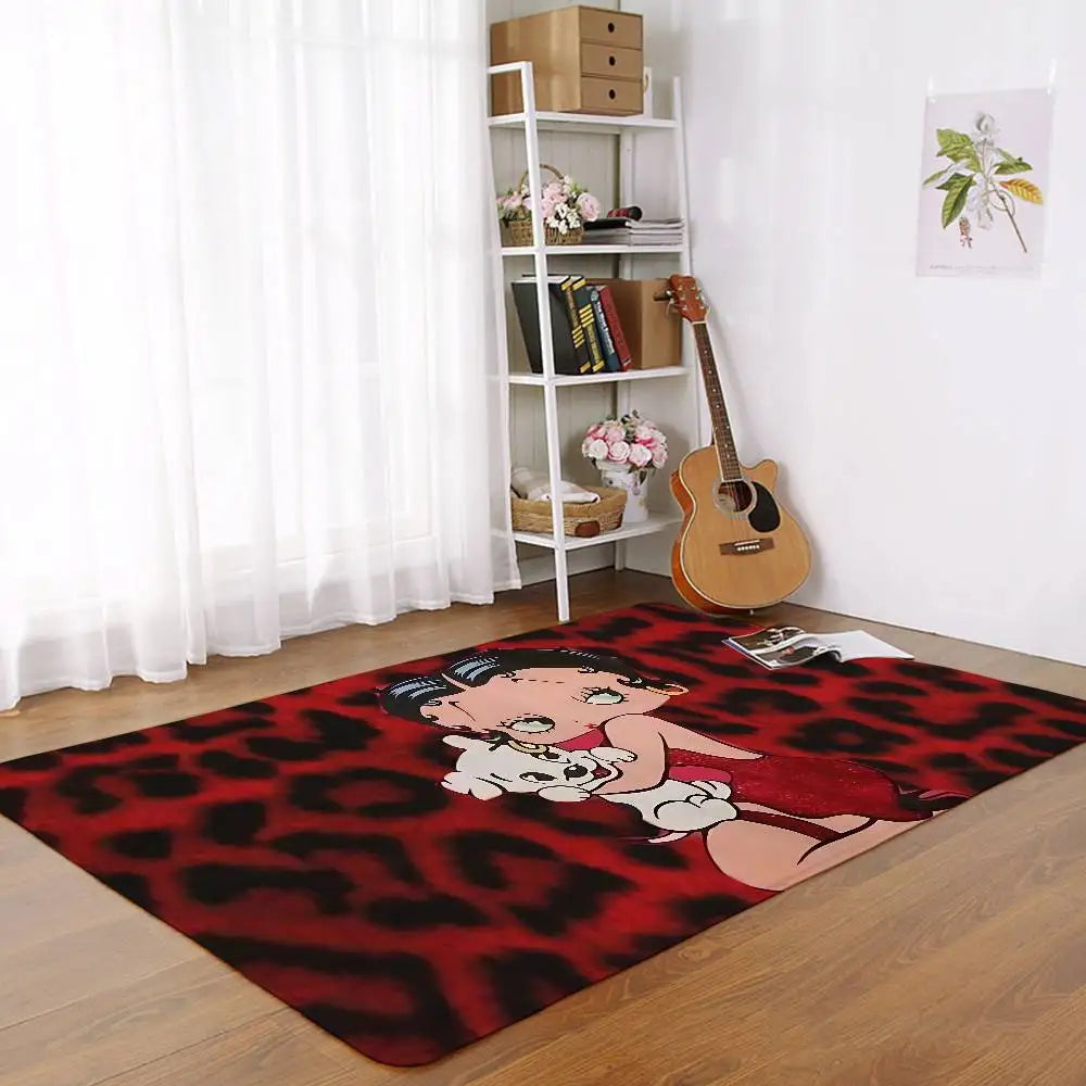 Alfombra Decorativa Sexy B-Betty--B-Boop-s Floor Mat · Decoración Setup Gamer y Es...