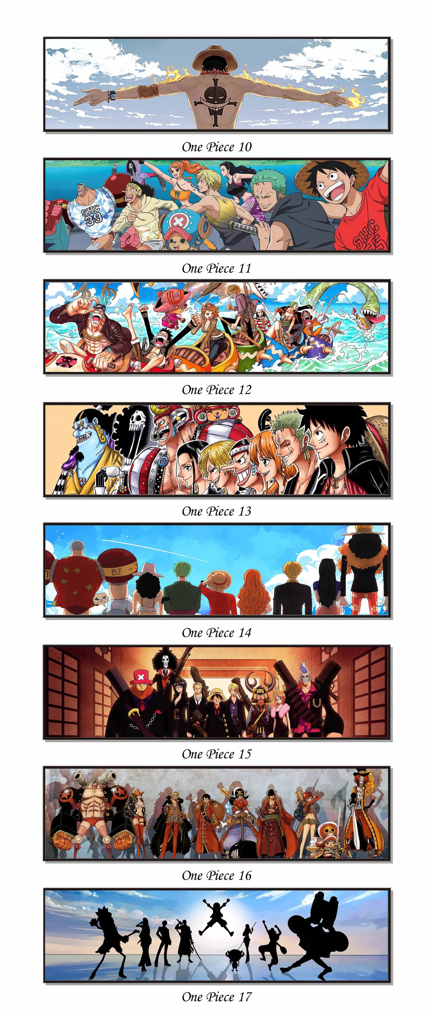 Poster One Family Photo Hanging One Piece · Decoración Setup Gamer y Escritorio