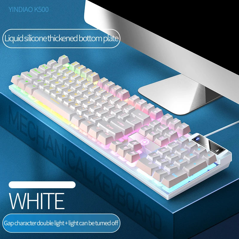 WHXMSH RGB Strike 104 – Teclado Gamer Competitivo
