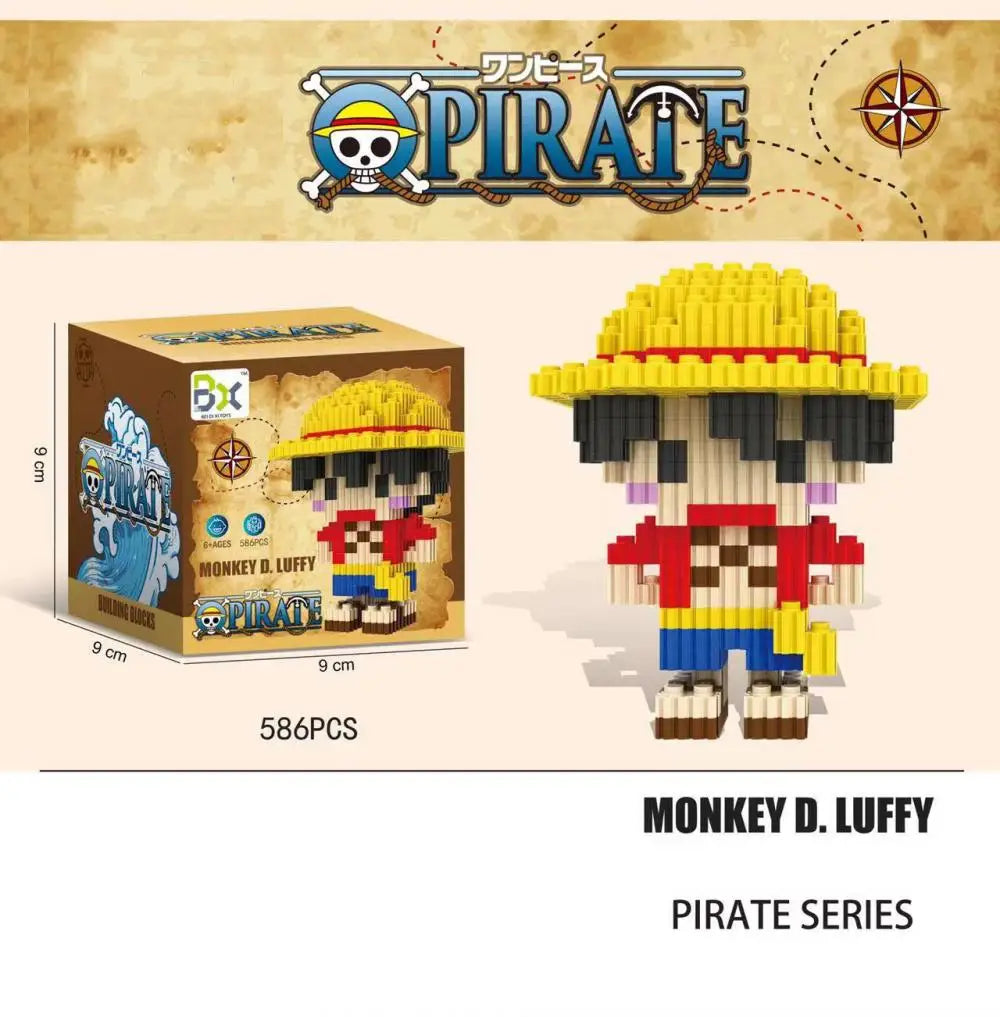 Figura One Building Block Sanji One Piece · Decoración Setup Gamer y Escritorio