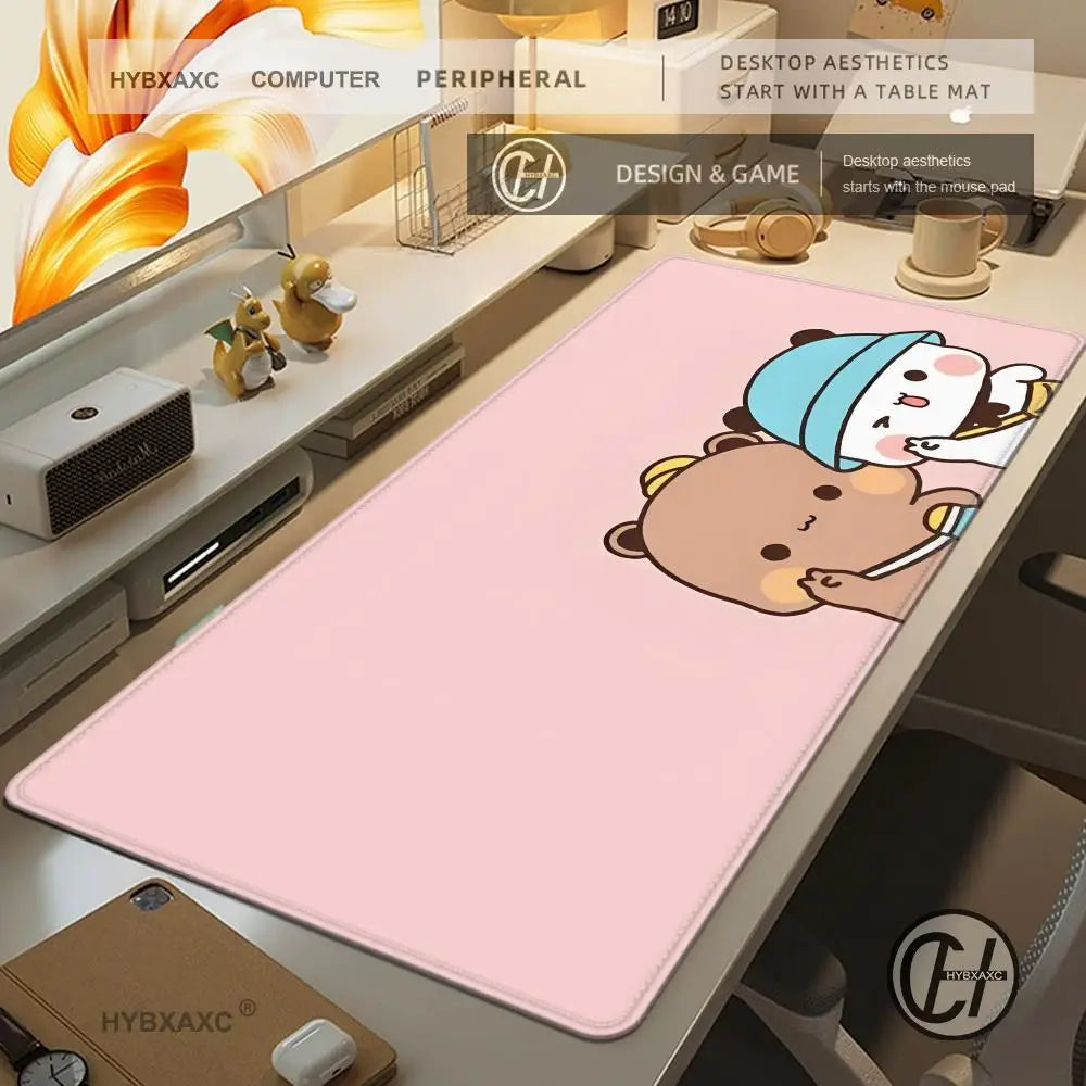 Alfombrilla Gaming XXL BuBu DuDu Kawaii - Mouse Pad Grande HD para Escritorio